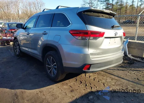 2018 Toyota Highlander Xle from USA, damaged, VIN 5TDJZRFHXJS861163
